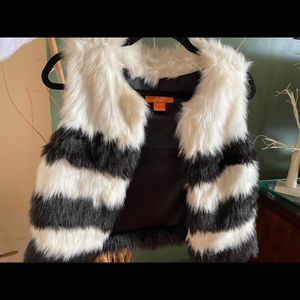 Faux fur vest